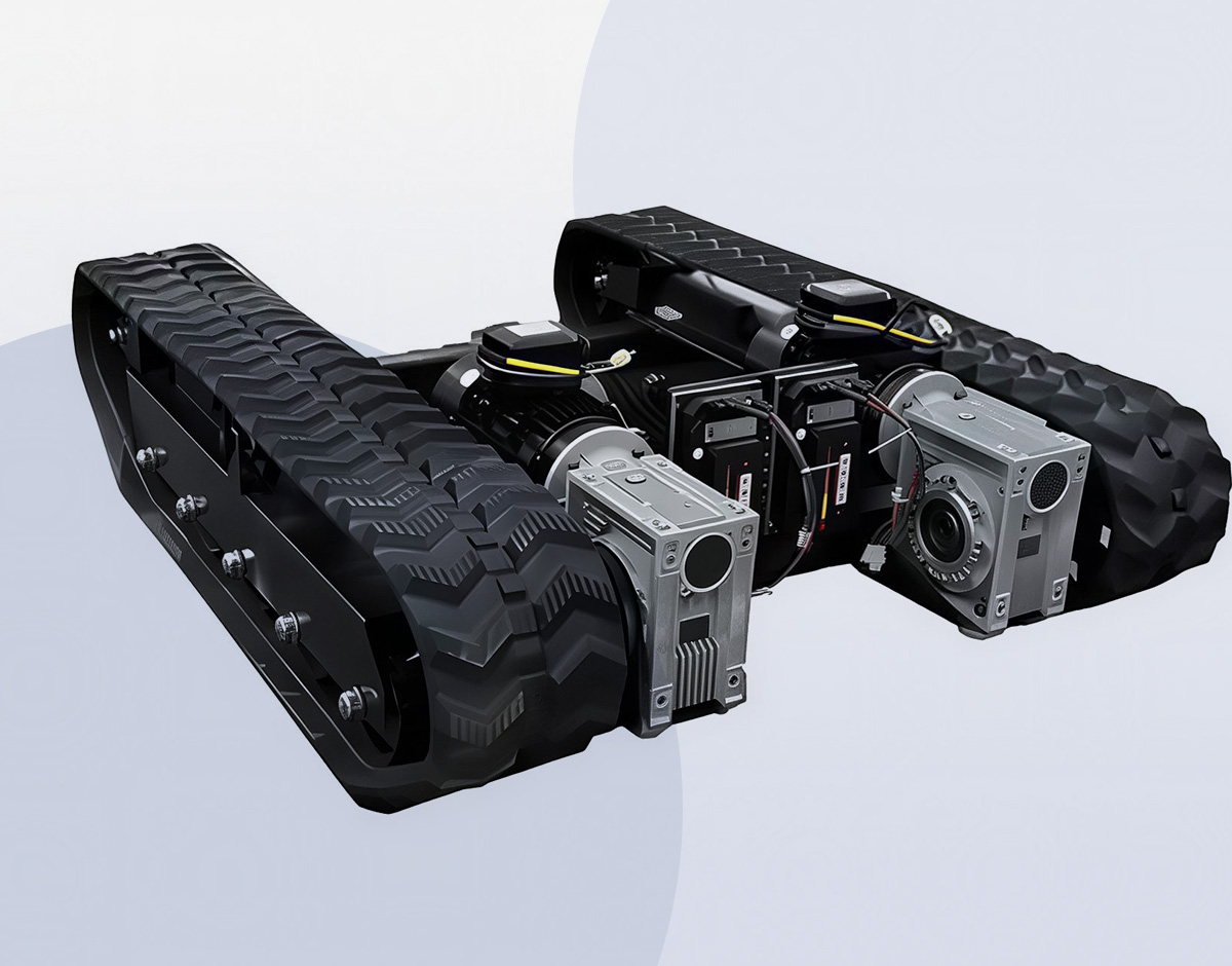 MAGEON Custom Rubber Track Undercarriage for Tracked Dumper,