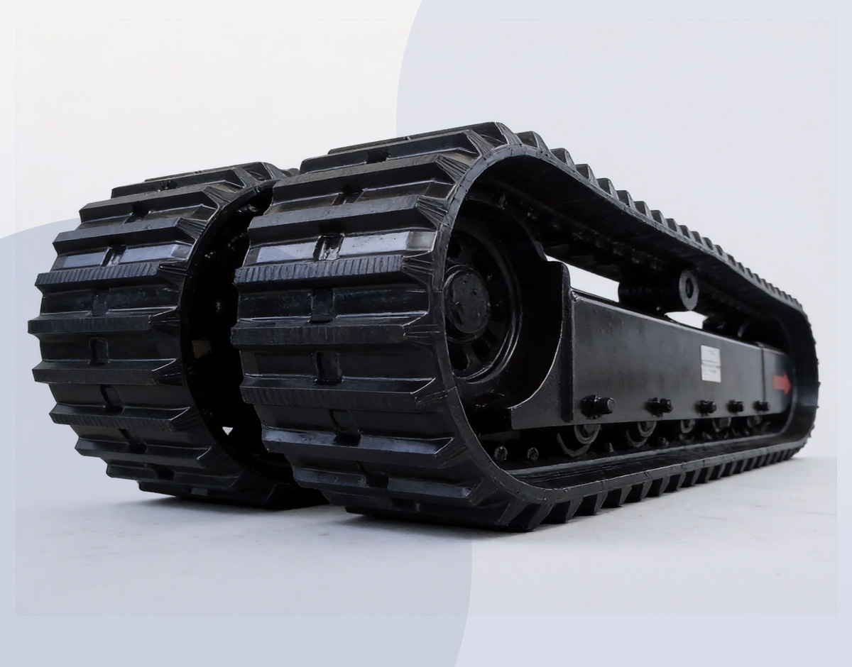 MAGEON 10-Ton Hydraulic Drive Rubber Track Undercarriage for