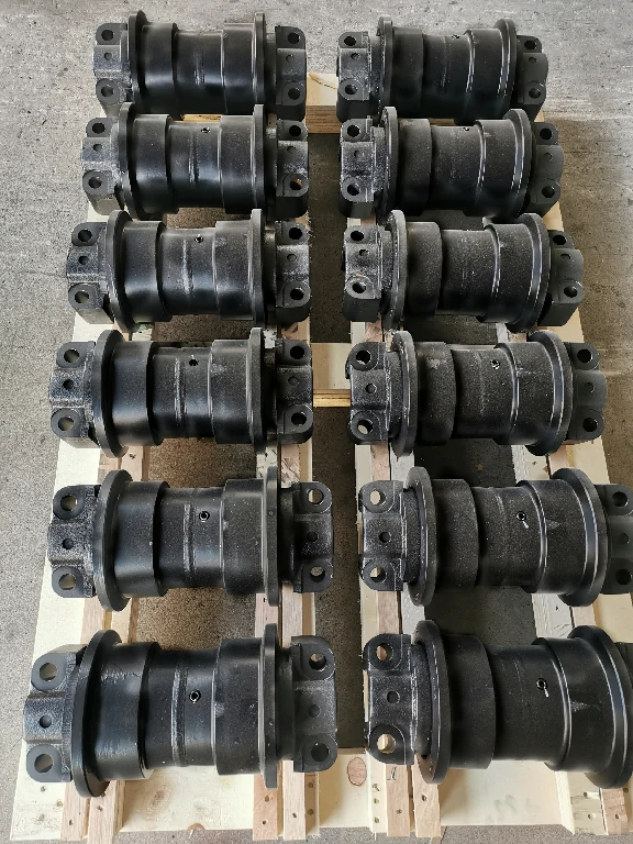 Track rollers on pallet