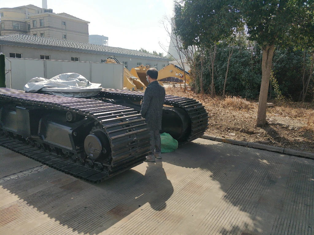 Undercarriage delivered at customer site